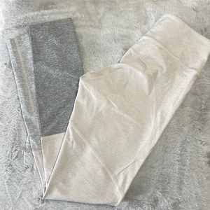 Outdoor Voices Cream Gray 7/8 Dipped In Oatmeal Dove Ash Leggings